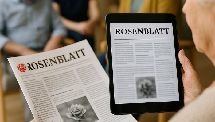 Digitale Zeitung bzw. Rosenblatt 