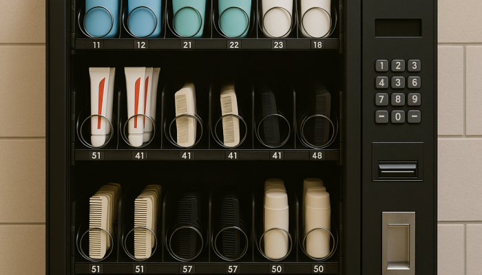 Pflegeprodukte-Automat