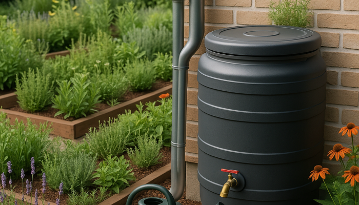 Regenauffangbecken bzw. Zisterne 